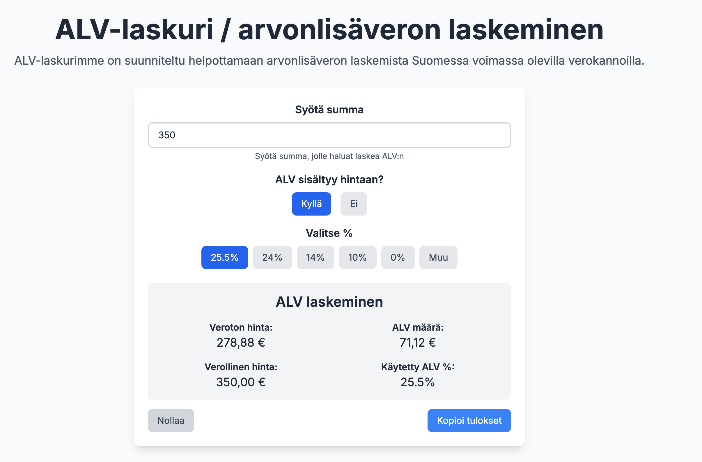 ALV-laskuri